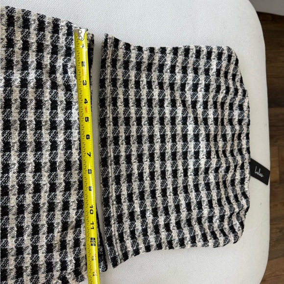 NWT Lulu’s Black and White Gingham Mini Skirt and Top - M - Picture 8 of 8